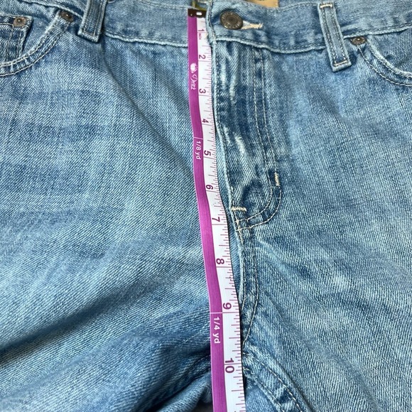 Vintage Old Navy Womens Size 12 Short Boy-Cut Jeans Low Waist Distressed Y2K - Picture 9 of 16